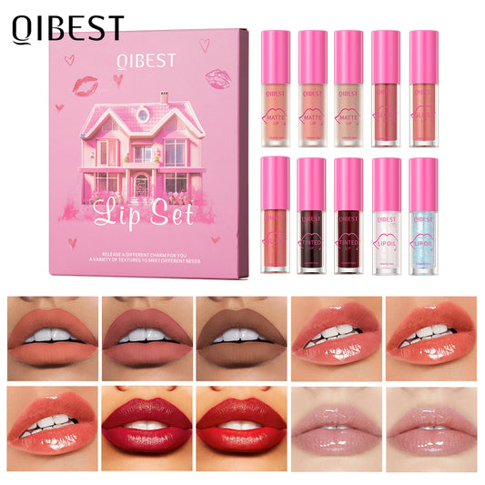 DBO MALL 8pcs Q2434 Lipstick Set